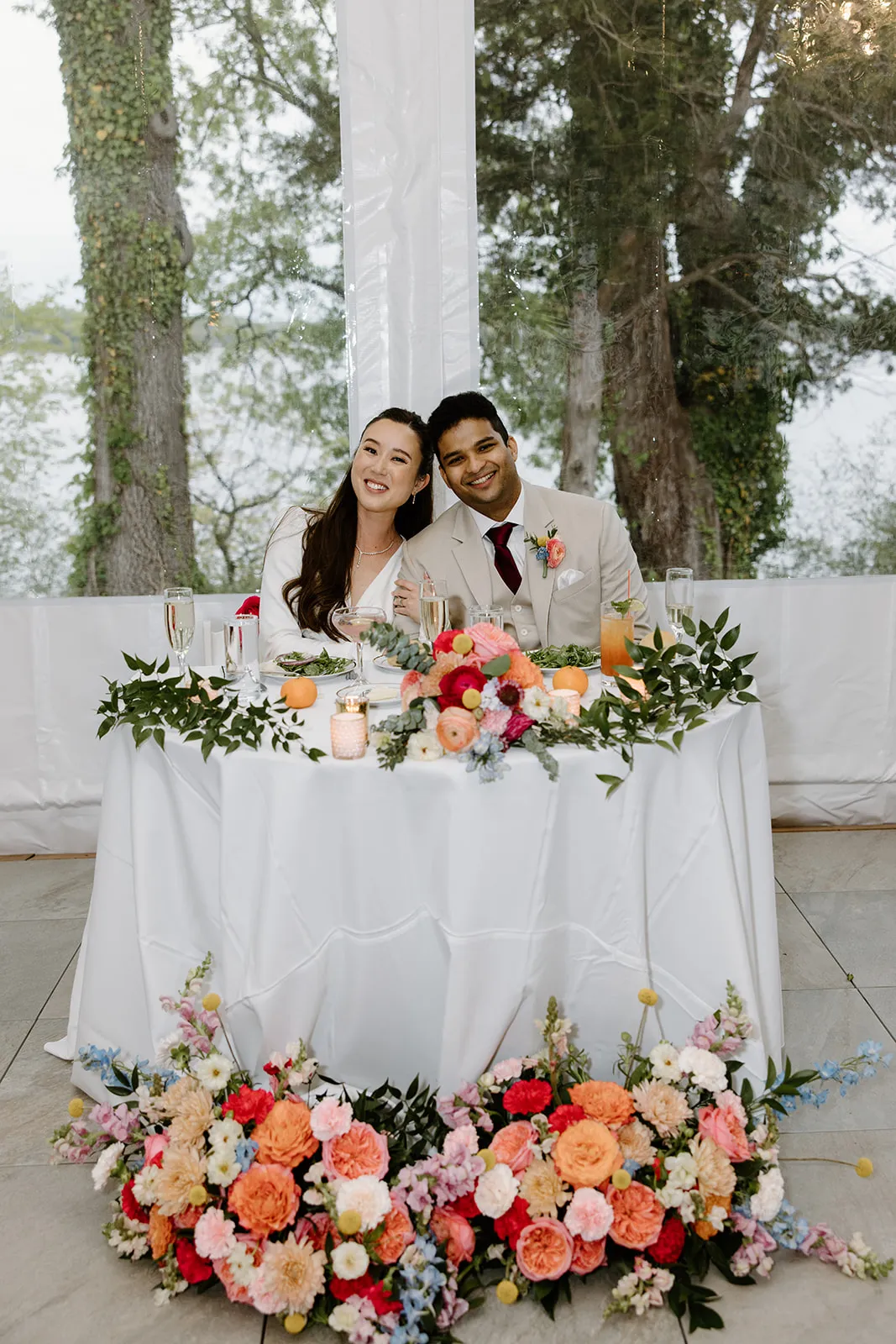 Real Poppy wedding — Jaclyn + Tejas at London Town & Gardens