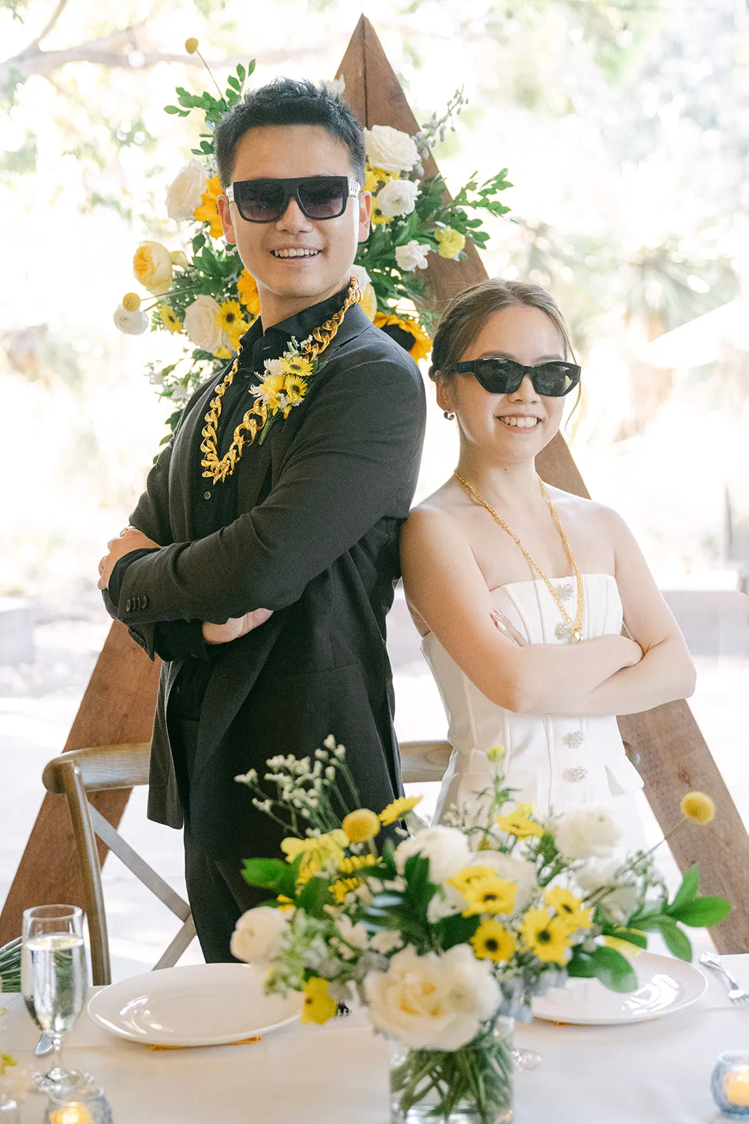Real Poppy wedding — Cecilia + Sam at The Ruth Bancroft Garden