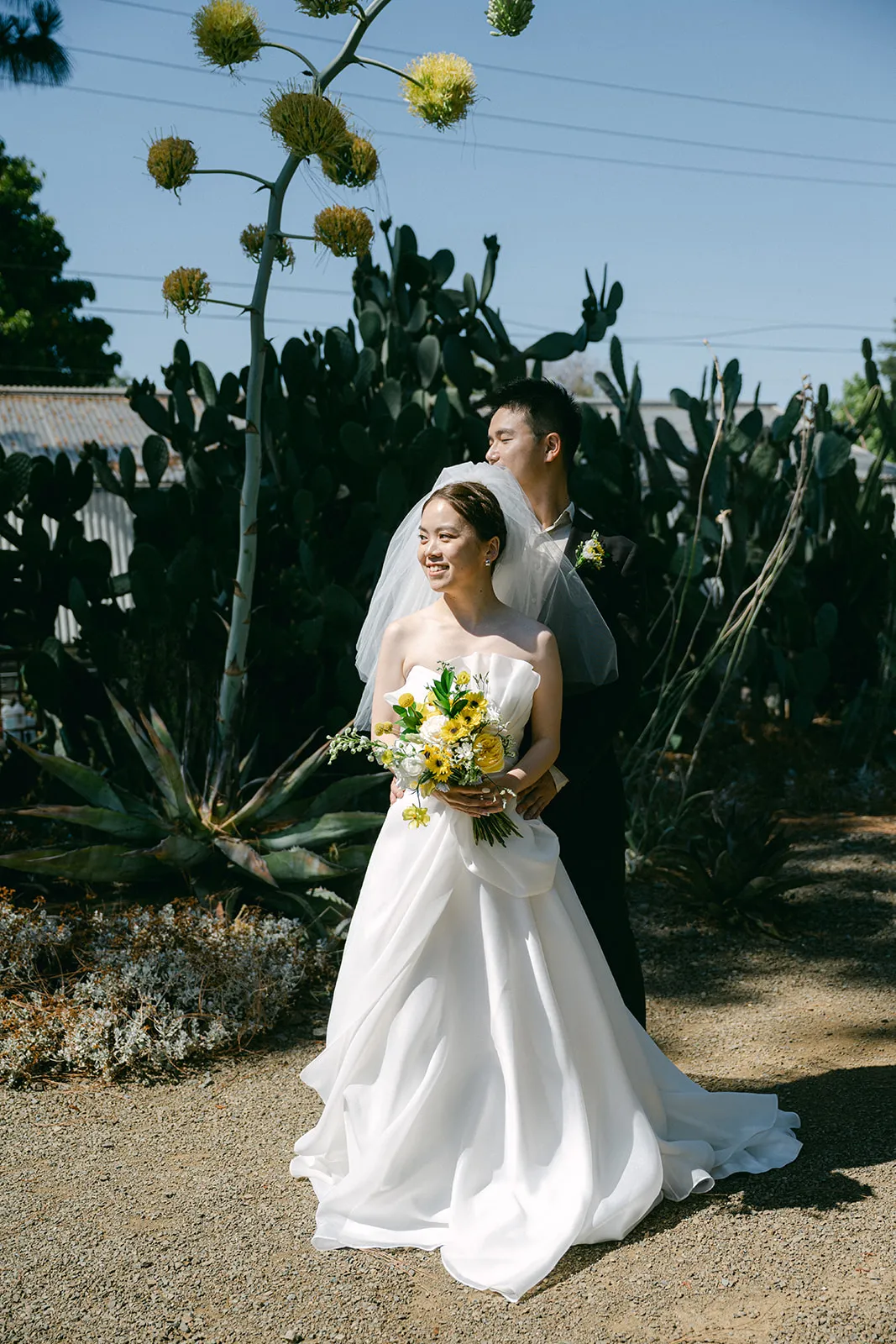 Real Poppy wedding — Cecilia + Sam at The Ruth Bancroft Garden