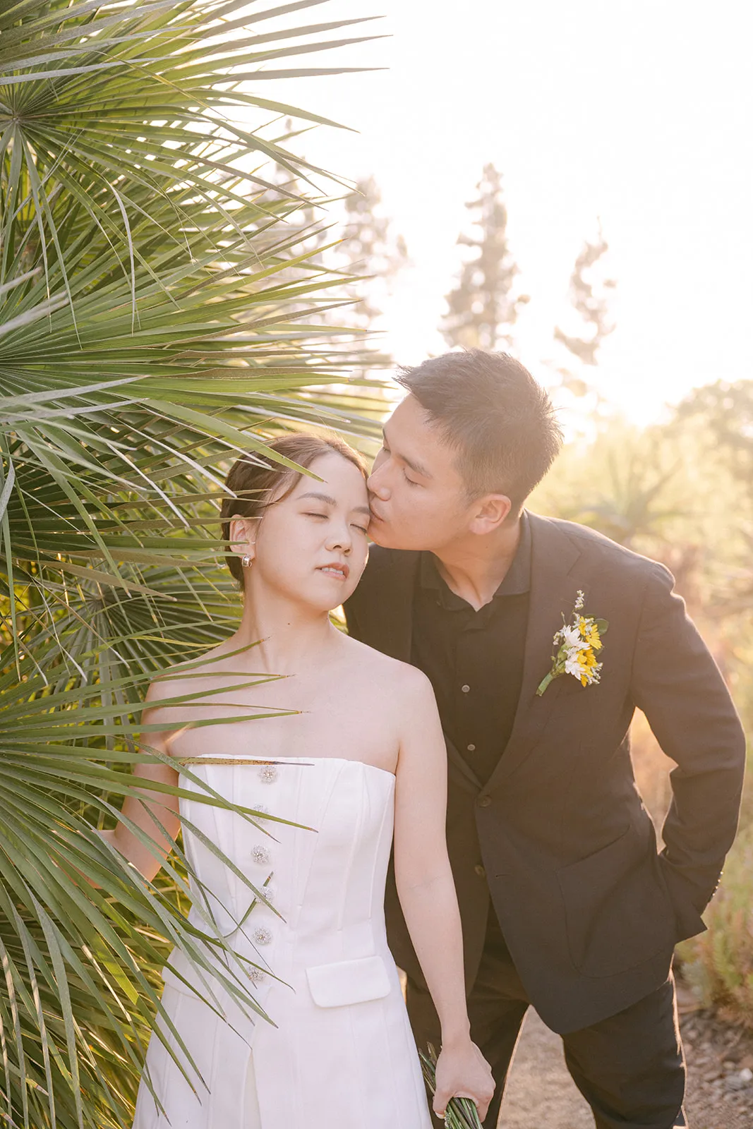 Real Poppy wedding — Cecilia + Sam at The Ruth Bancroft Garden