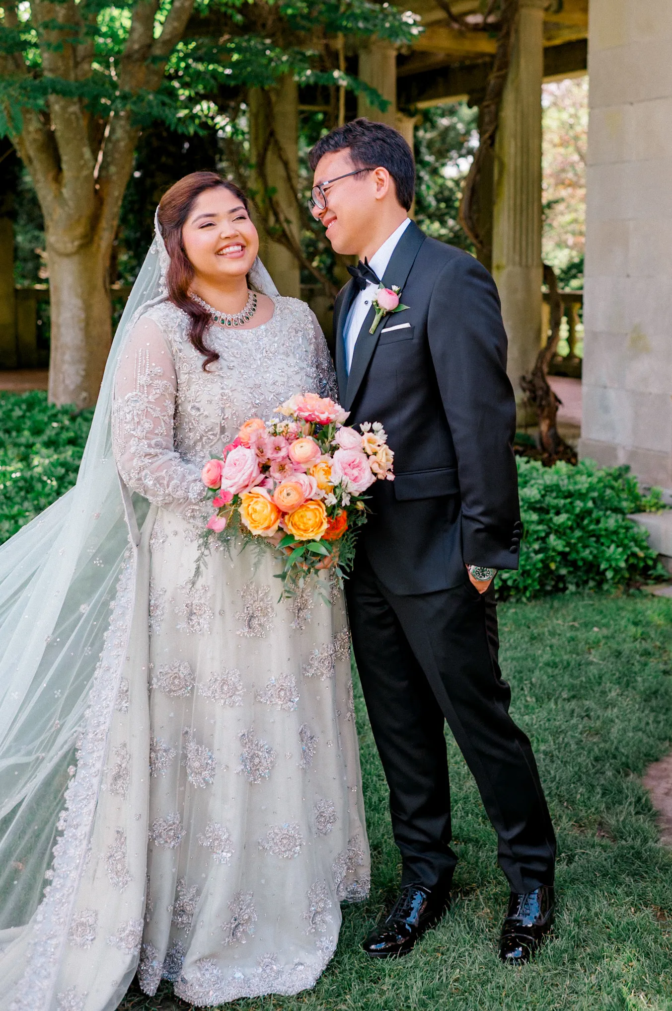 Real Poppy wedding — Quratul-ain + Minh Eolia at Mansion at Harkness Park
