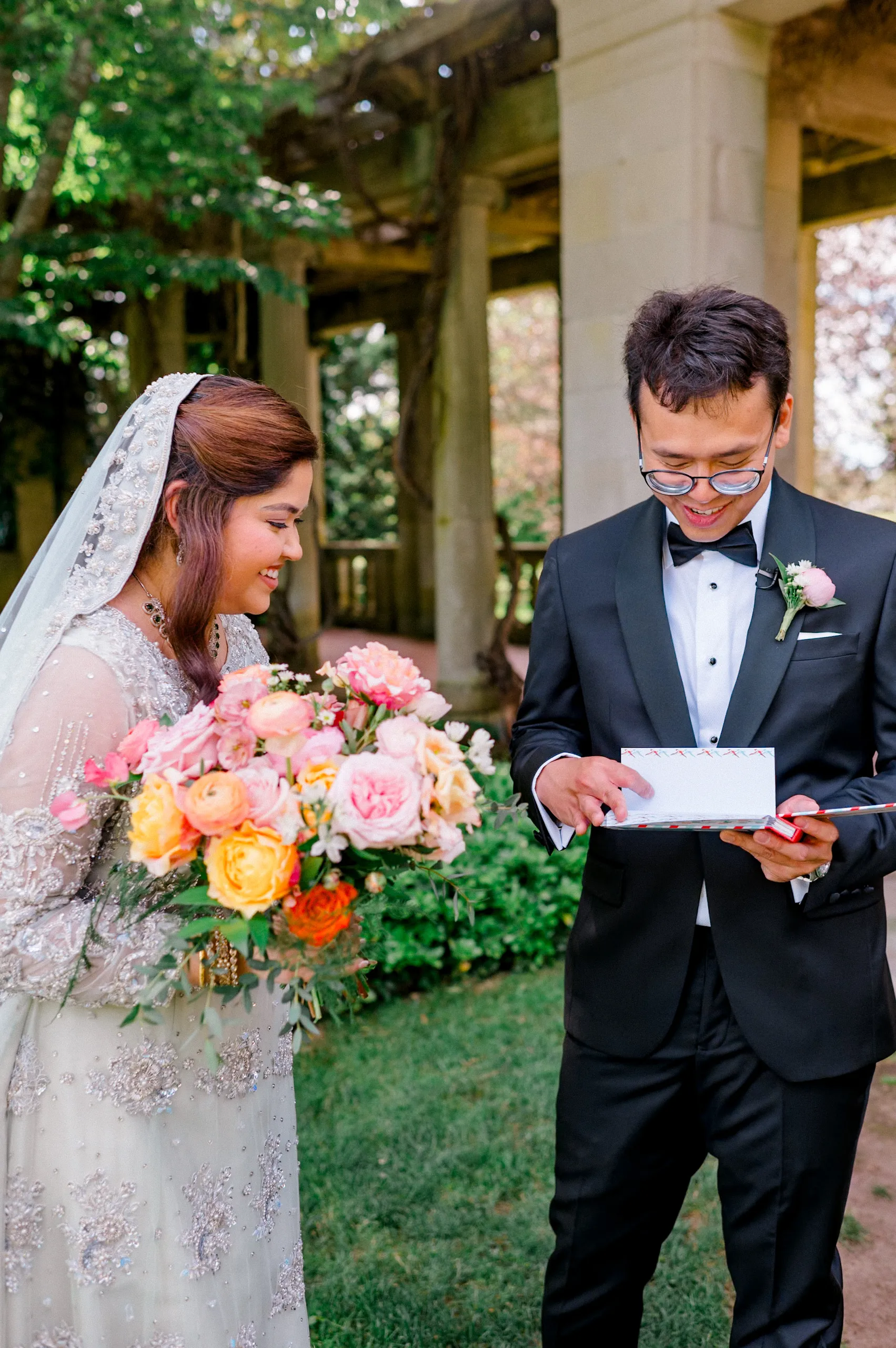 Real Poppy wedding — Quratul-ain + Minh Eolia at Mansion at Harkness Park