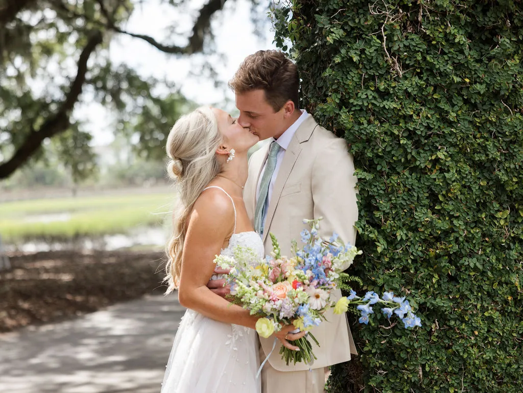 Real Poppy wedding — Addie + Hayden at The Dunes West Golf and River Club