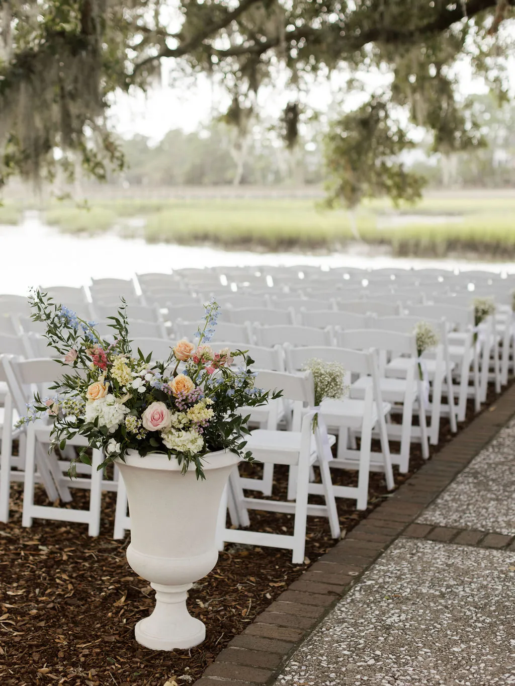 Real Poppy wedding — Addie + Hayden at The Dunes West Golf and River Club