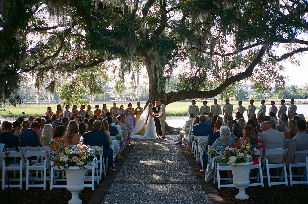Real Poppy wedding — Addie + Hayden at The Dunes West Golf and River Club