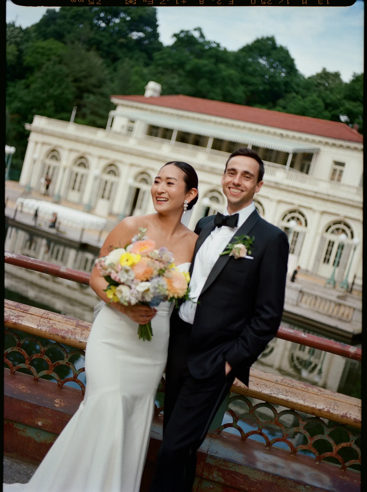 Real Poppy wedding — Hanna + Harold at Prospect Park Boathouse