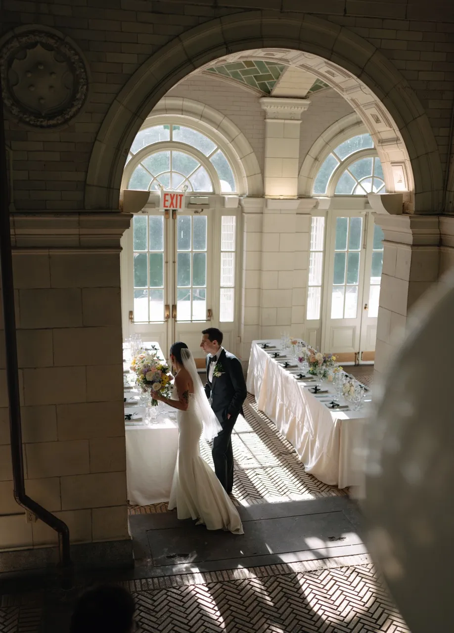 Real Poppy wedding — Hanna + Harold at Prospect Park Boathouse