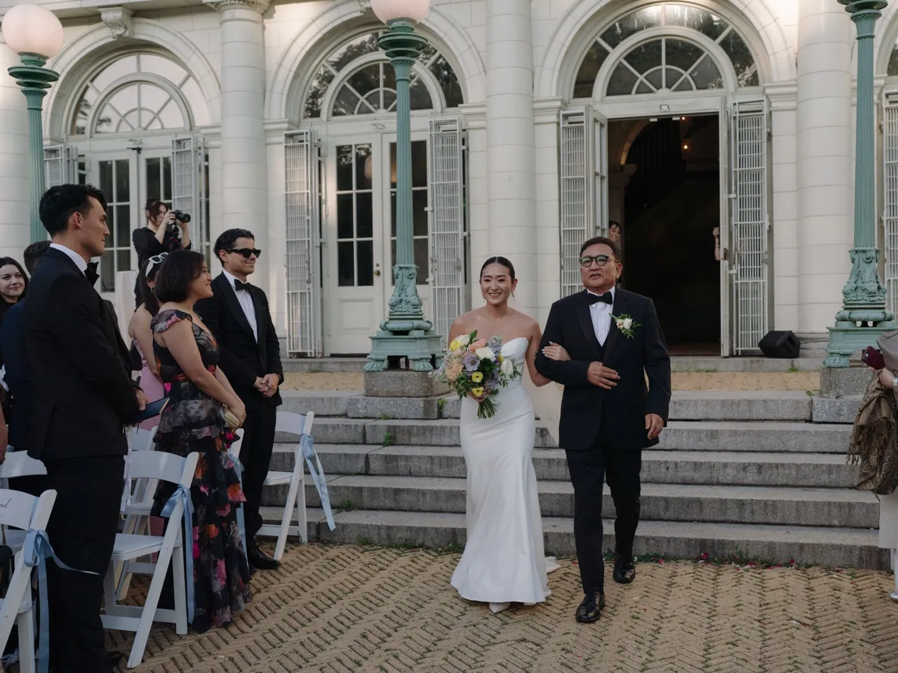 Real Poppy wedding — Hanna + Harold at Prospect Park Boathouse