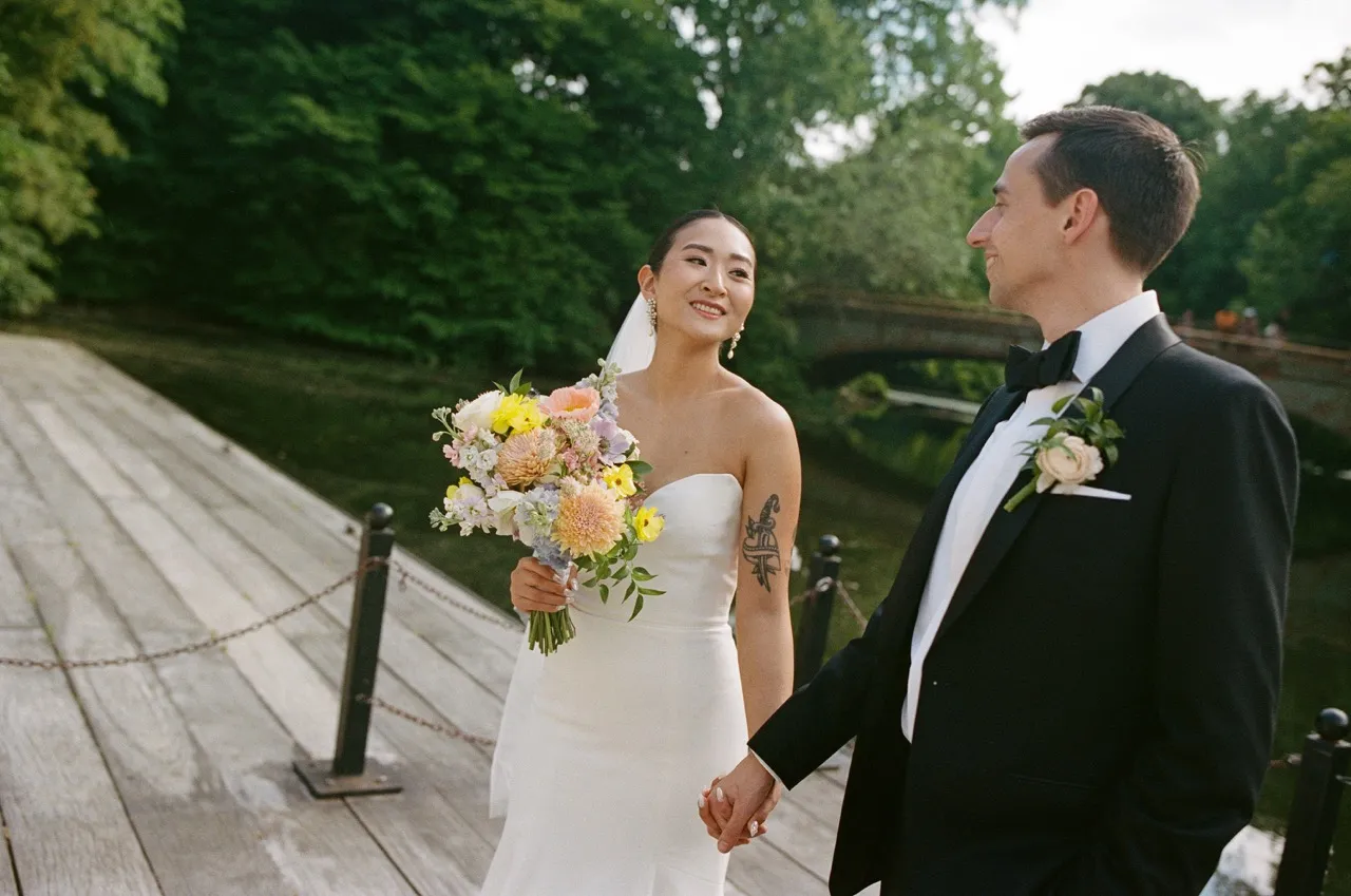 Real Poppy wedding — Hanna + Harold at Prospect Park Boathouse