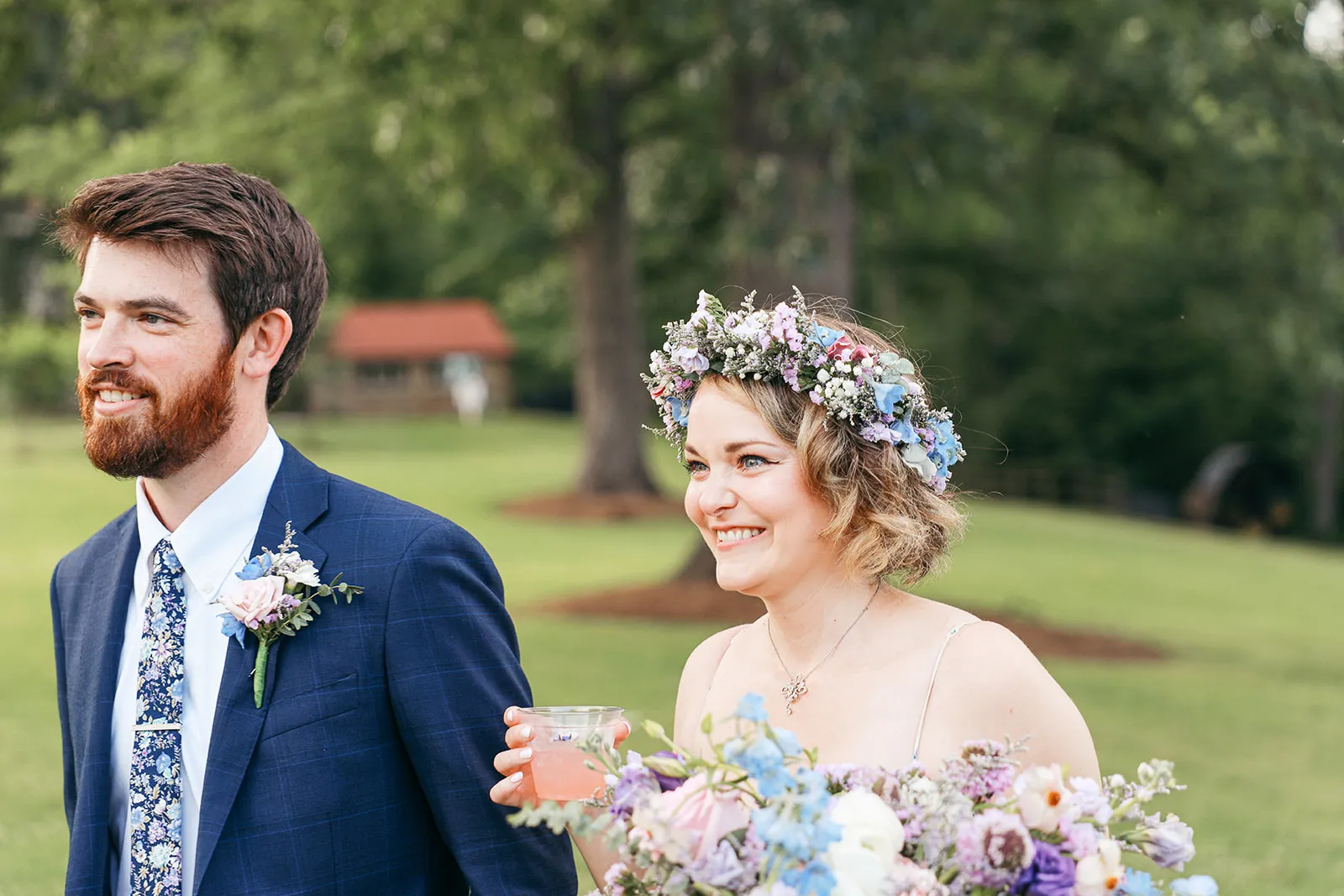 Real Poppy wedding — Kelsey + Alex at Blue Ridge School