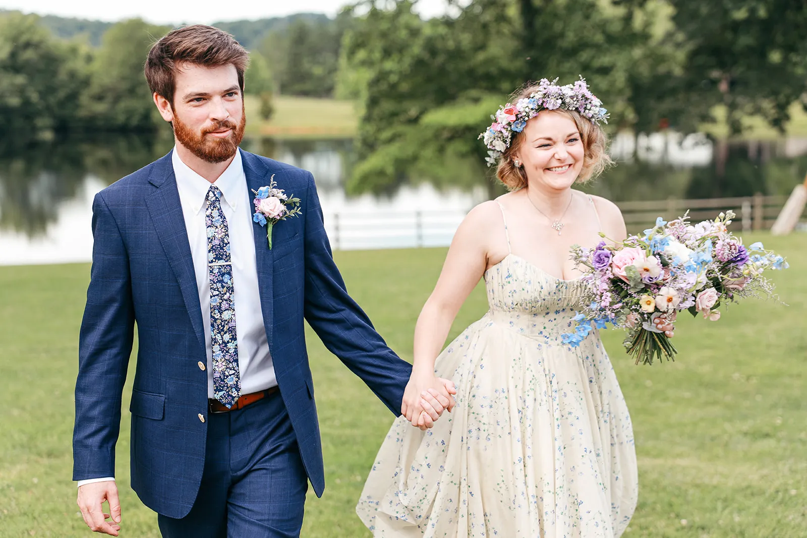Real Poppy wedding — Kelsey + Alex at Blue Ridge School