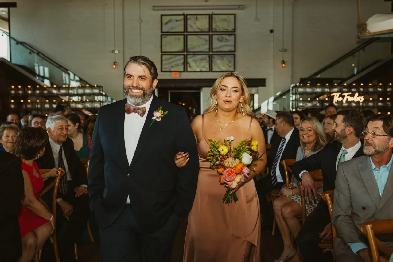 Real Poppy wedding — Emily + Cole at Battello