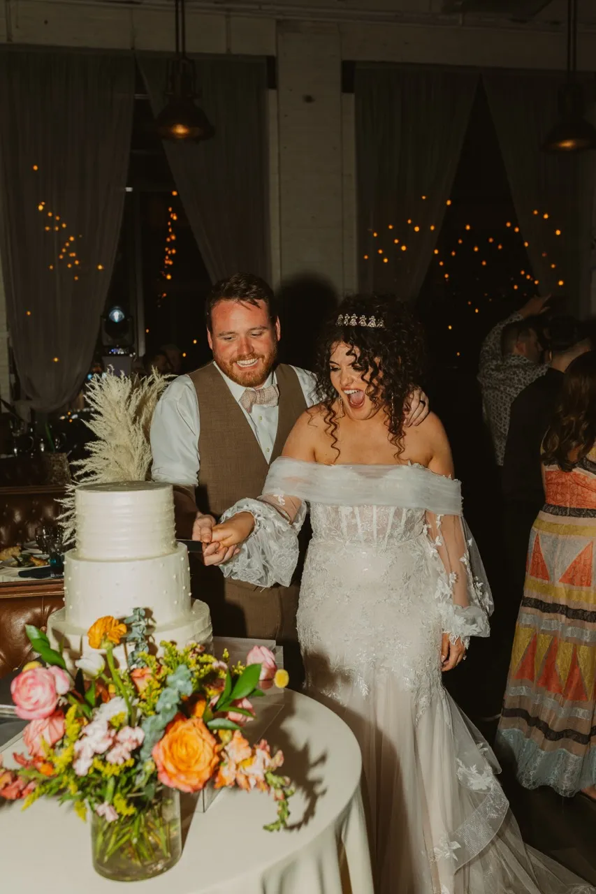 Real Poppy wedding — Emily + Cole at Battello