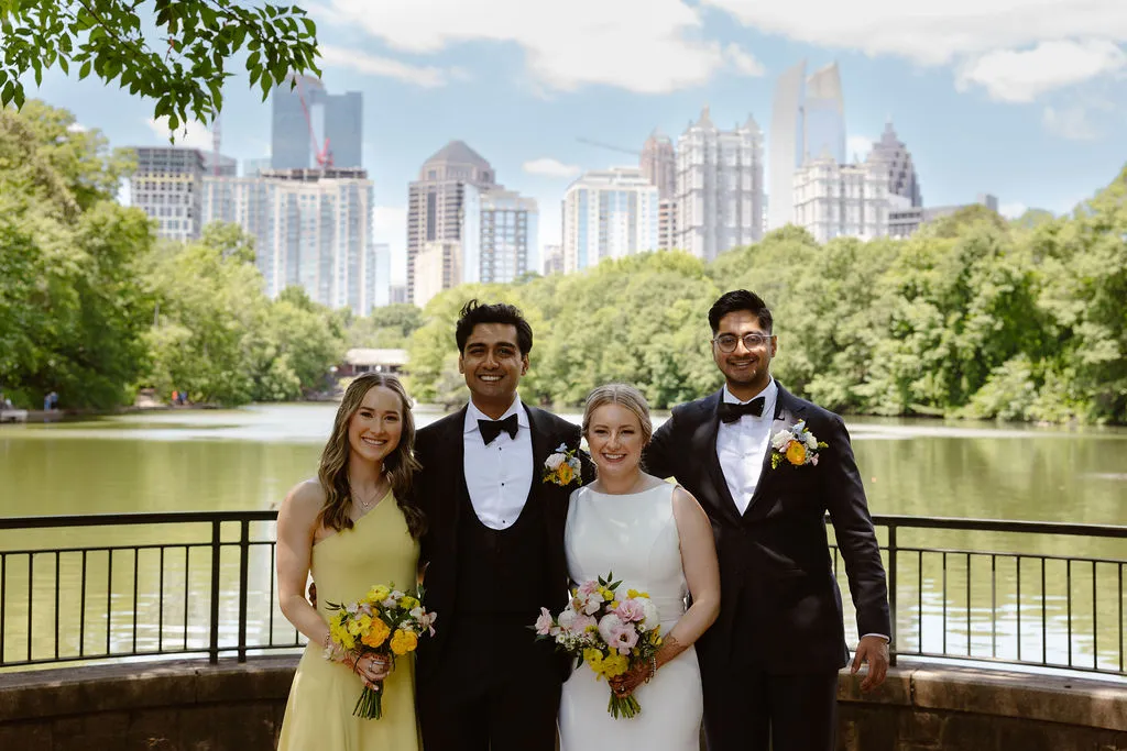 Real Poppy wedding — Samantha + Anand at The Foundry at Puritan Mill