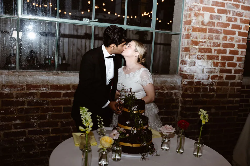 Real Poppy wedding — Samantha + Anand at The Foundry at Puritan Mill