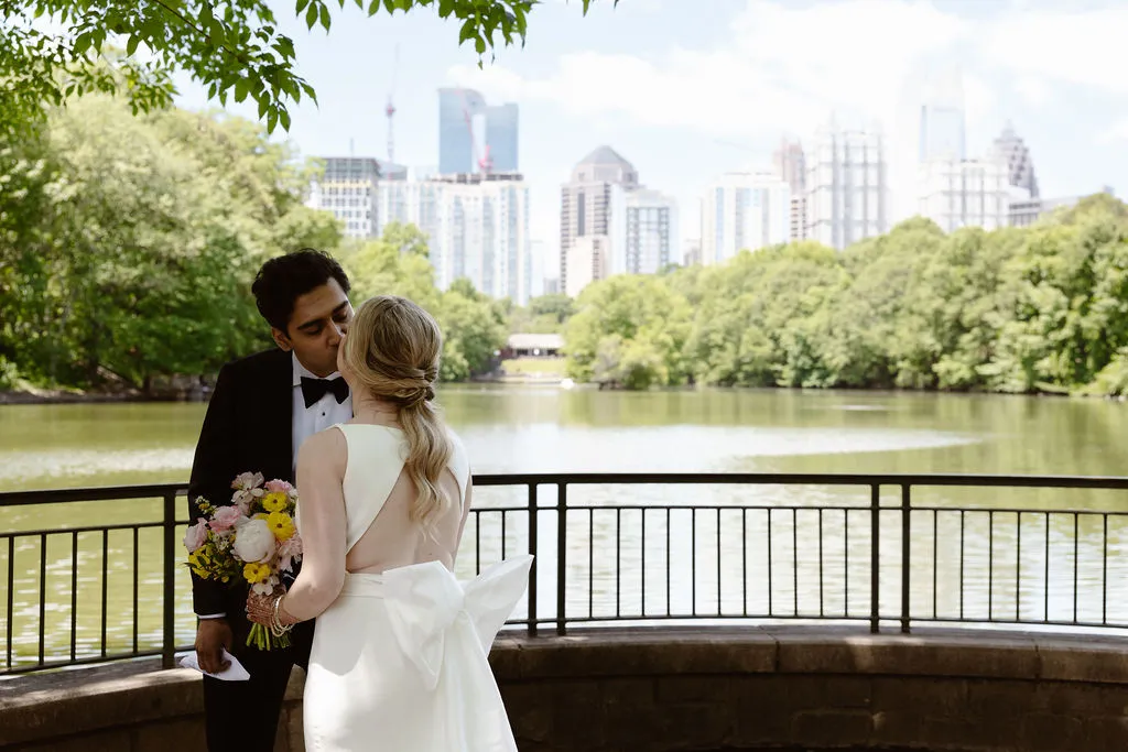 Real Poppy wedding — Samantha + Anand at The Foundry at Puritan Mill