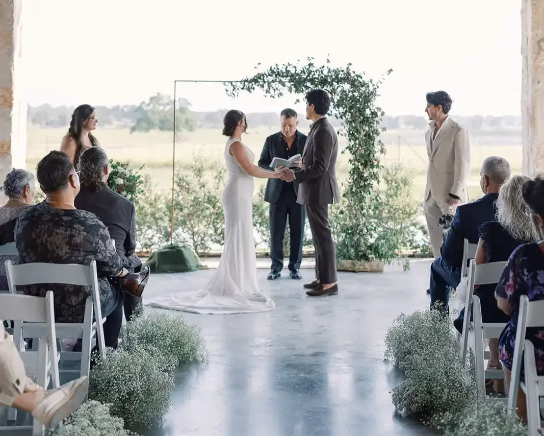 Choosing greenery for ceremony decor