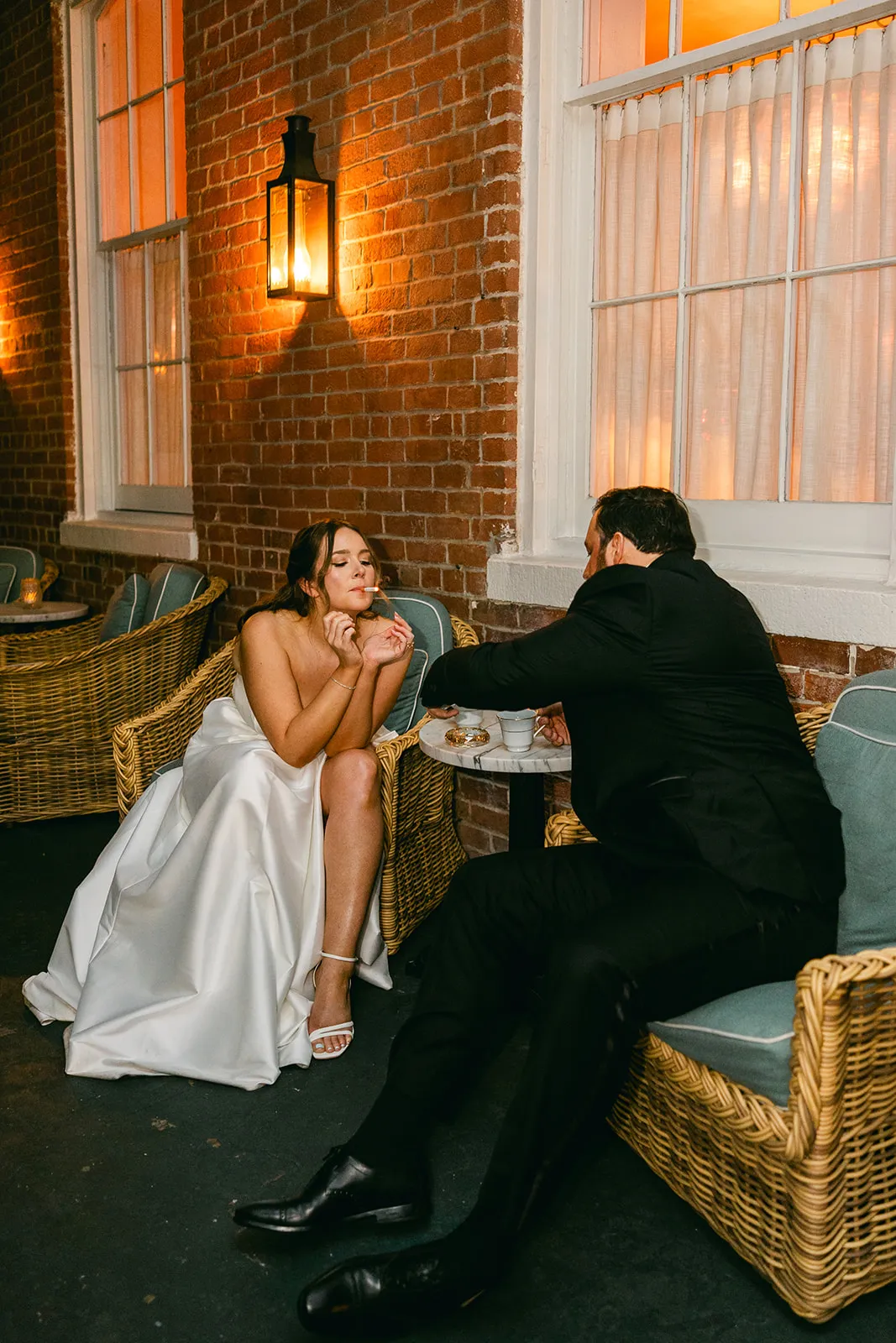 Real Poppy wedding — Alexis + Nick at Hotel Saint Vincent