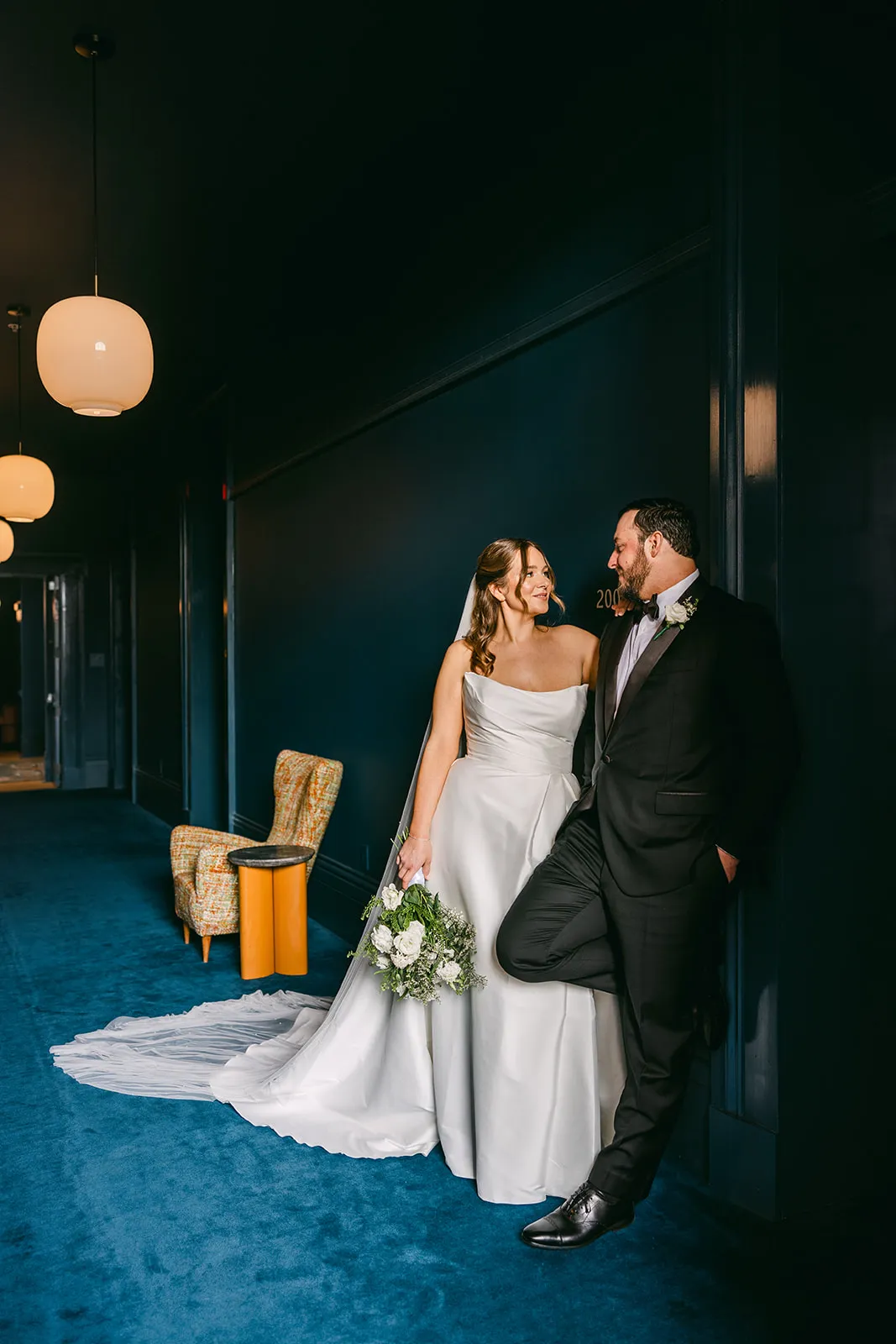 Real Poppy wedding — Alexis + Nick at Hotel Saint Vincent