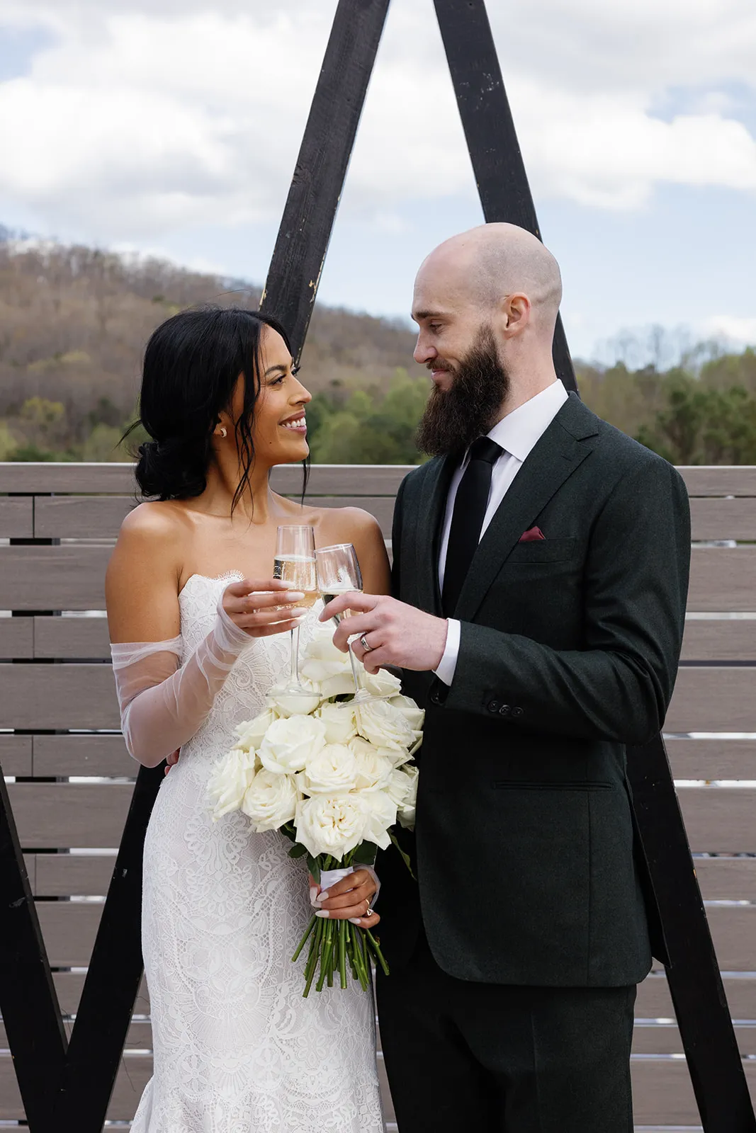 Real Poppy wedding — Fallon + Brandon at Highland Brewing