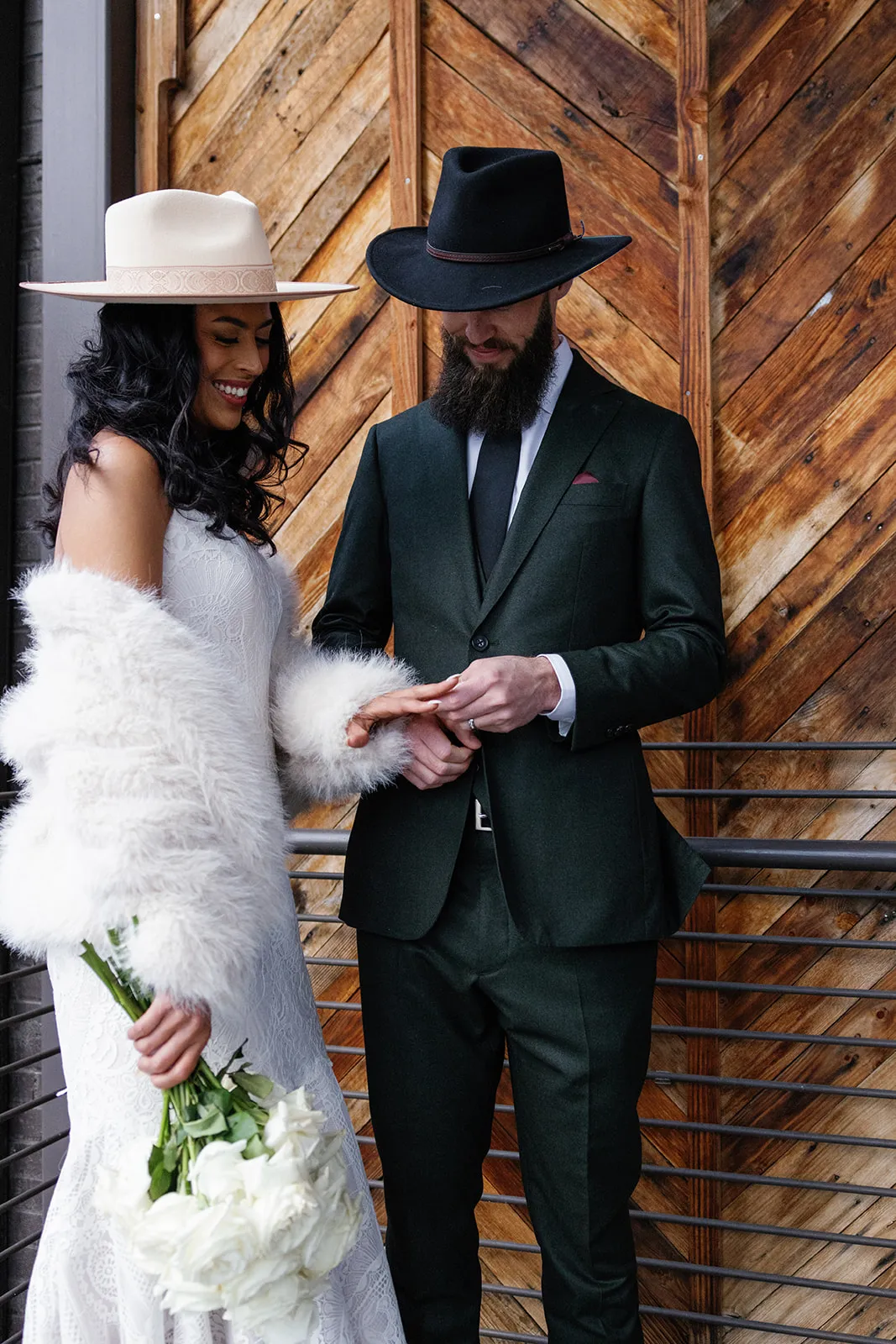 Real Poppy wedding — Fallon + Brandon at Highland Brewing
