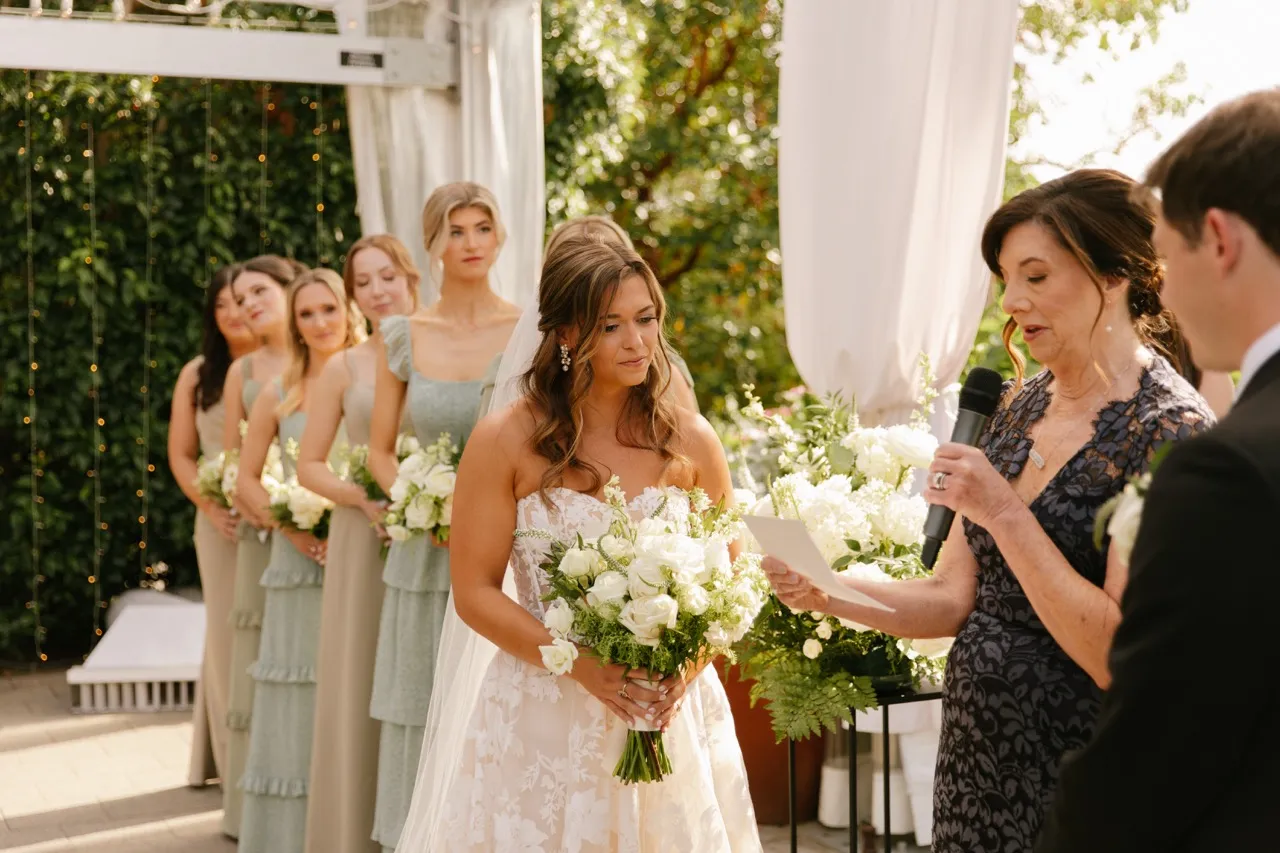 Real Poppy wedding — Lauren + Sam at Manor House
