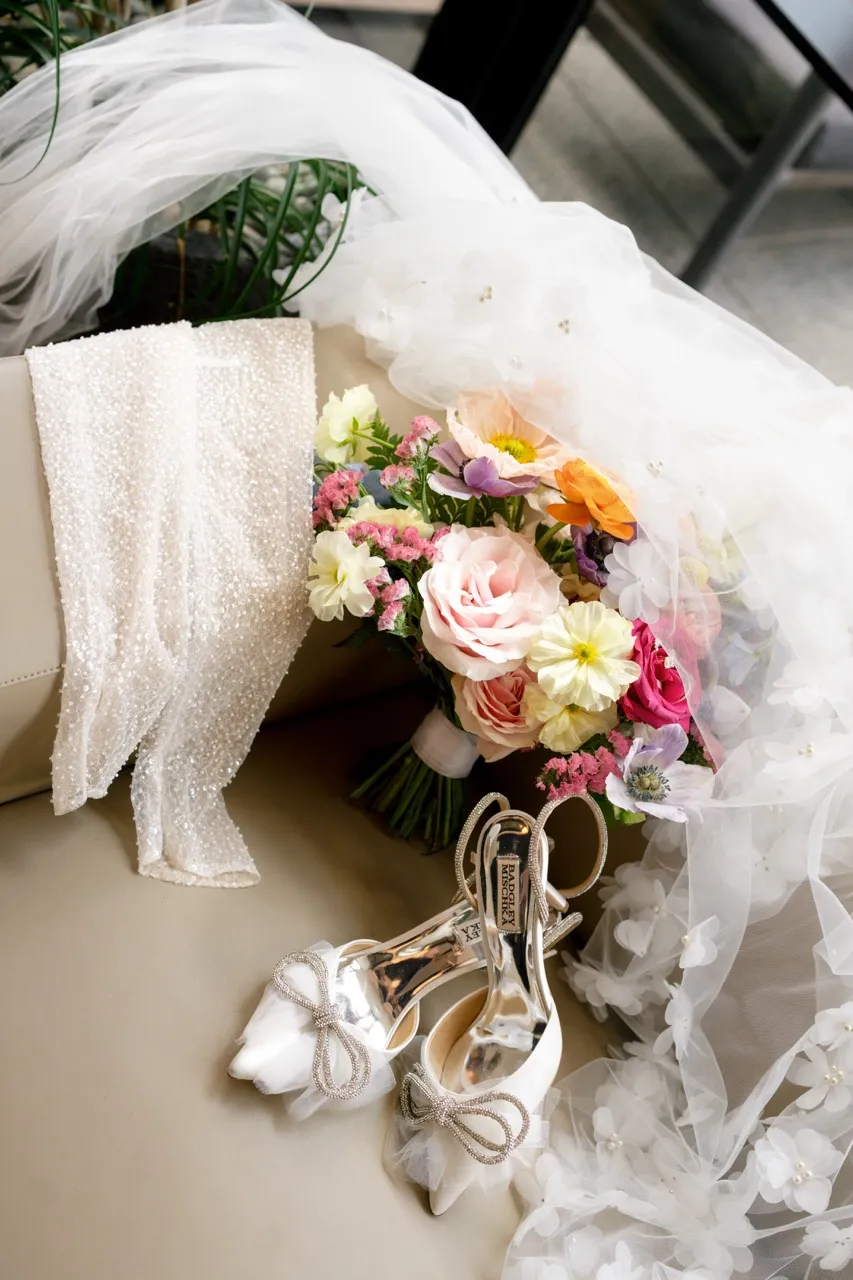 Real Poppy wedding — Emily + Julian at Loft Lucia