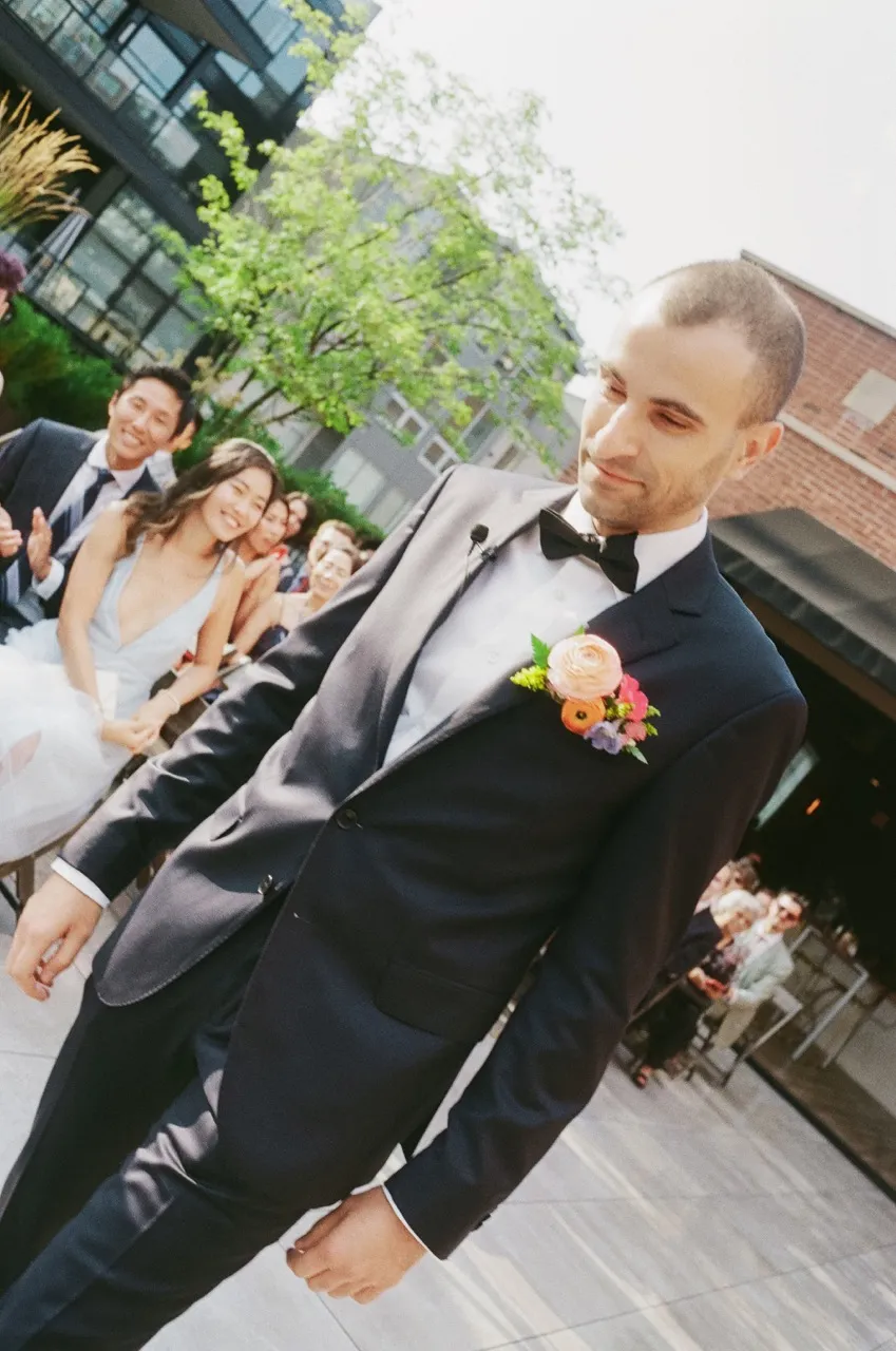 Real Poppy wedding — Emily + Julian at Loft Lucia