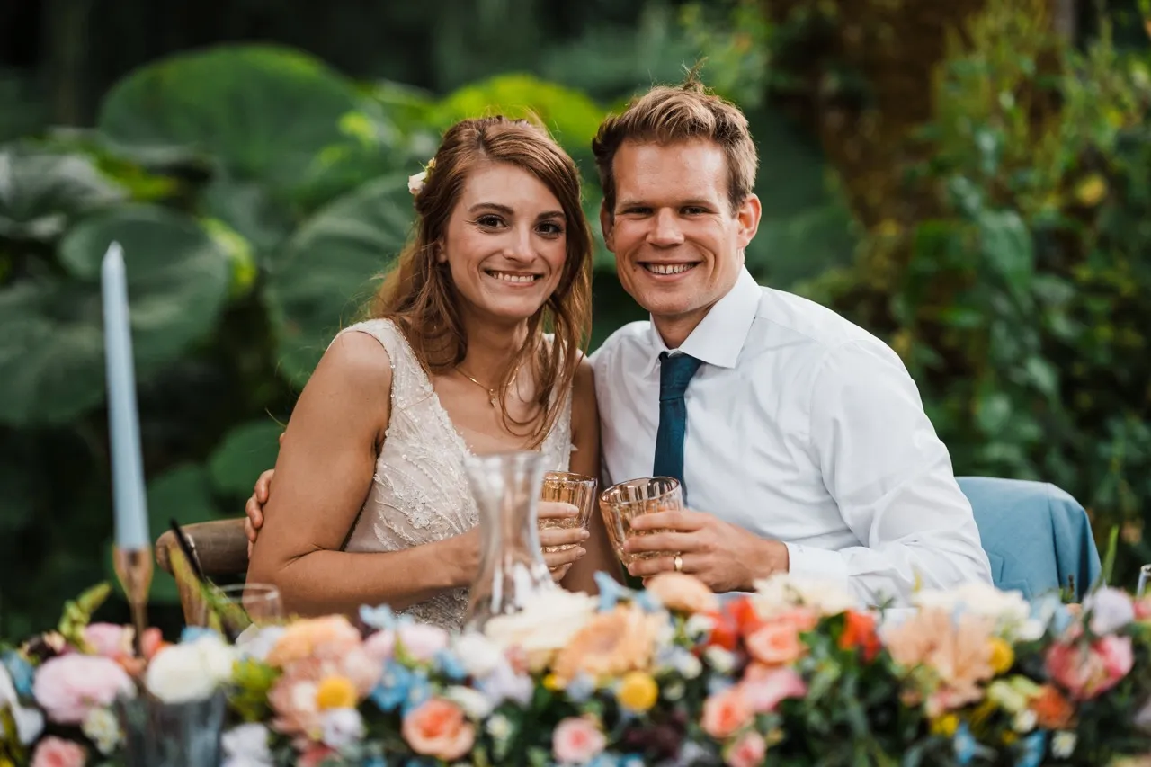 Real Poppy wedding — Christy + James at Fox Hollow Events