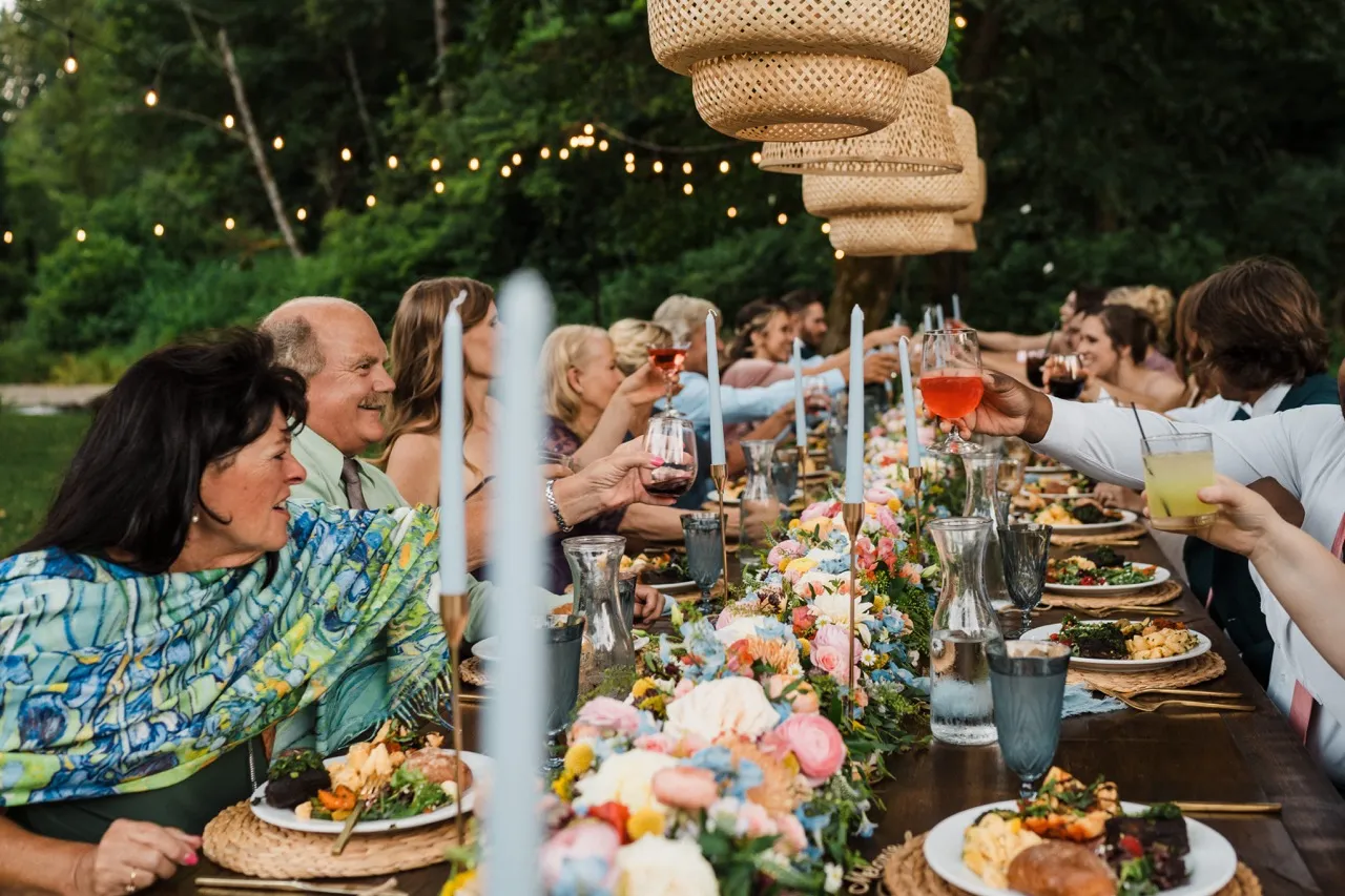 Real Poppy wedding — Christy + James at Fox Hollow Events
