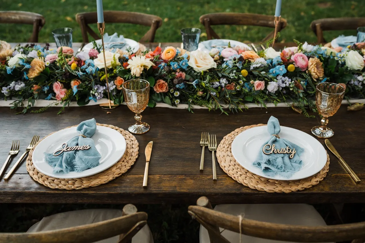 Real Poppy wedding — Christy + James at Fox Hollow Events