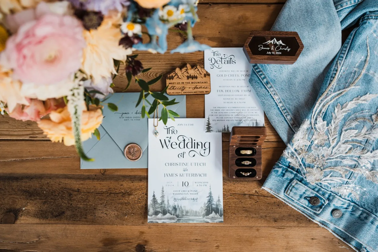 Real Poppy wedding — Christy + James at Fox Hollow Events