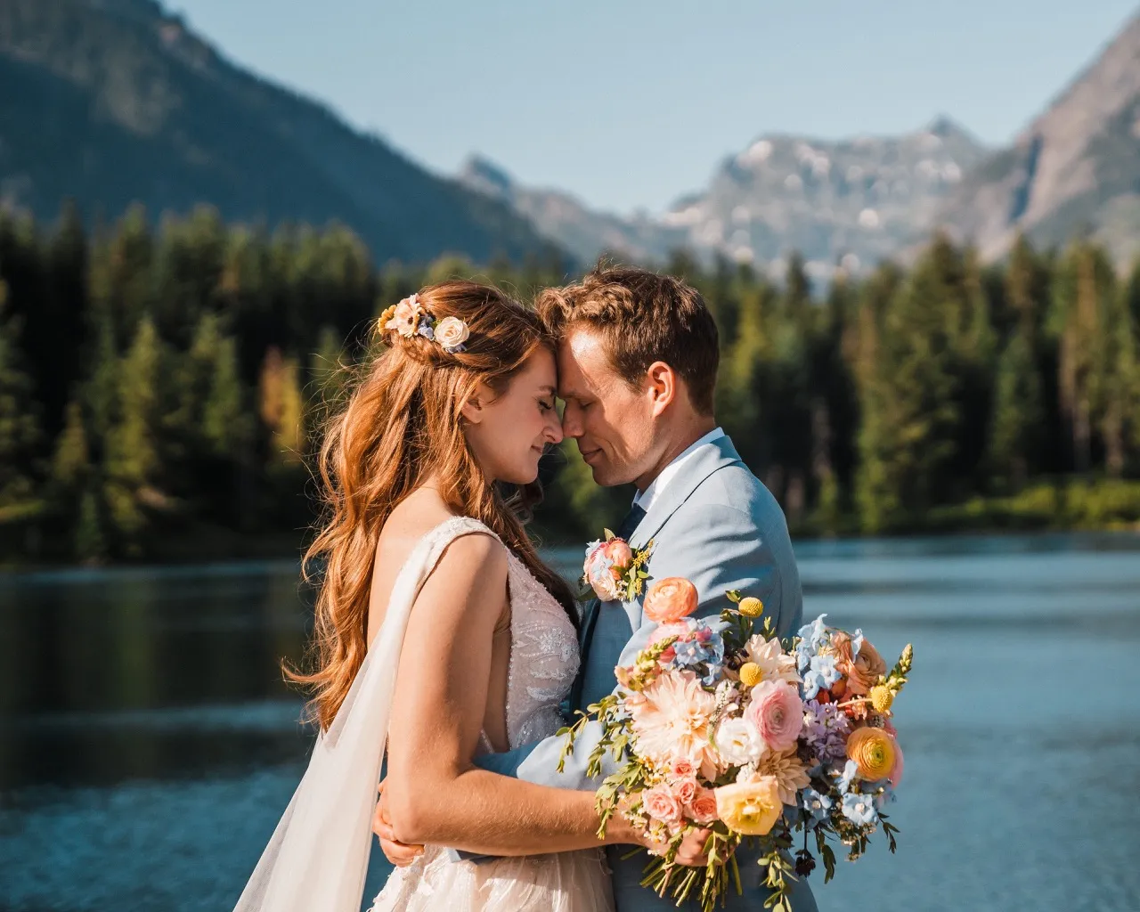 Real Poppy wedding — Christy + James at Fox Hollow Events