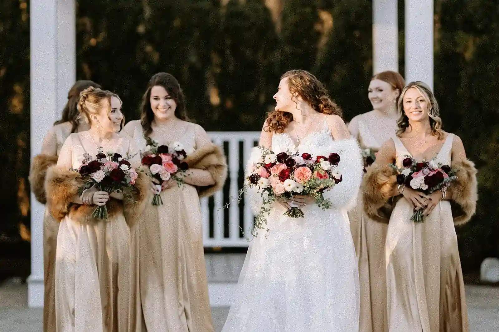 A winter Bordeaux wedding