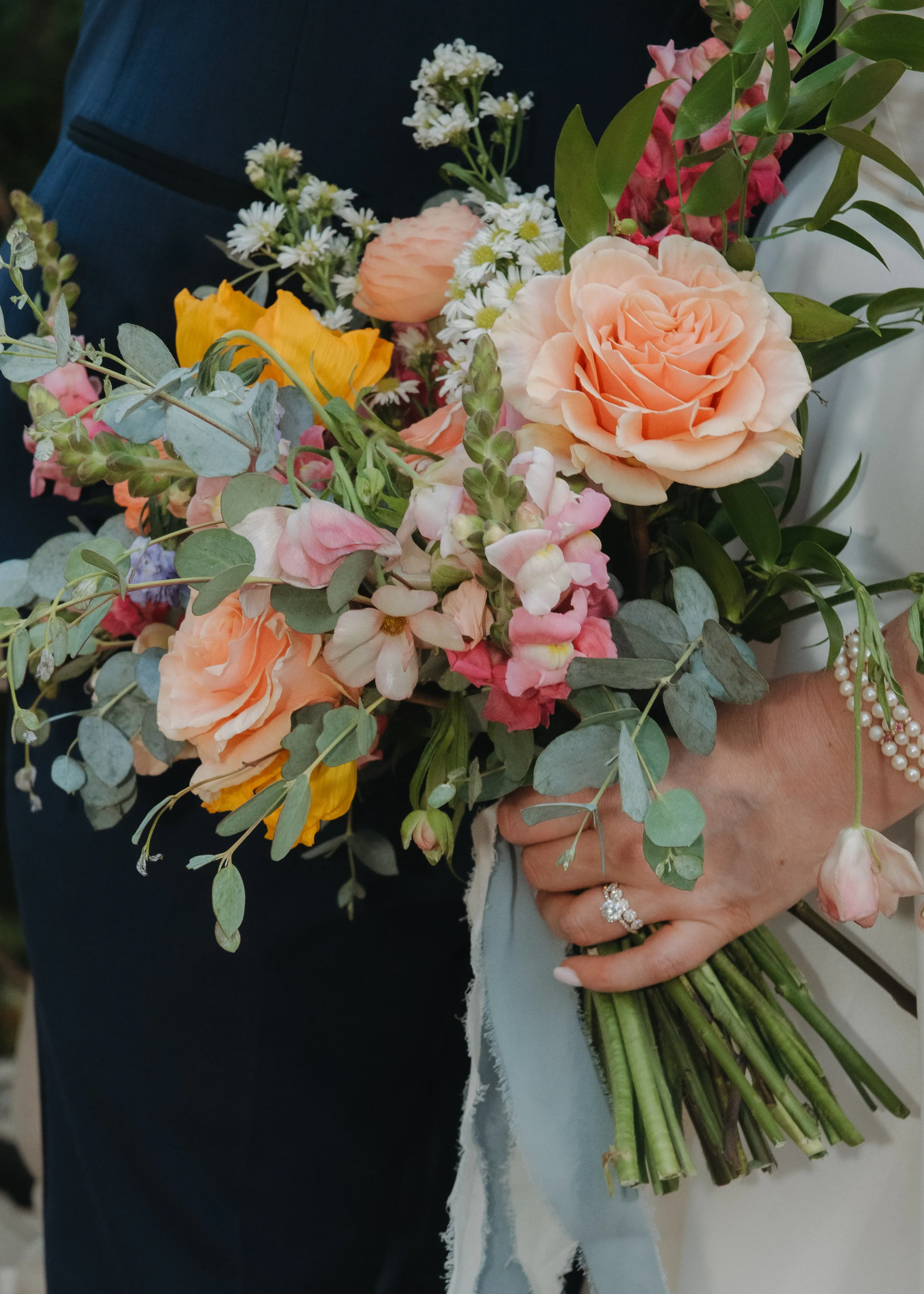 Real Poppy wedding — Sarah + Steve at Grant-Humphrey's Mansion