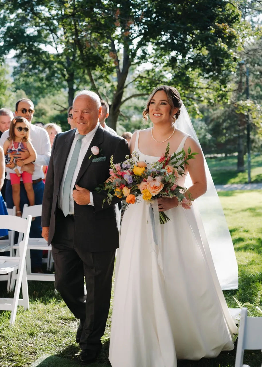 Real Poppy wedding — Sarah + Steve at Grant-Humphrey's Mansion