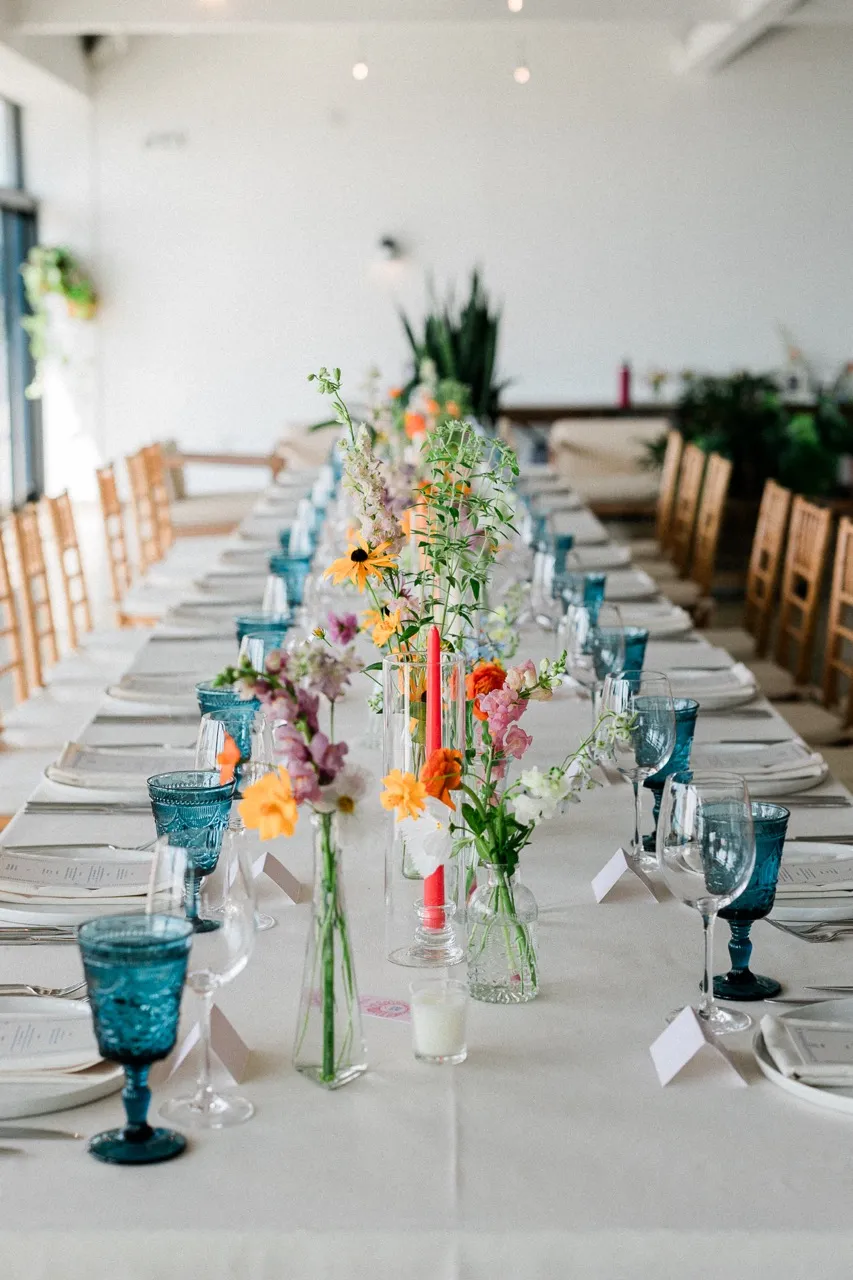 Real Poppy wedding — Lisa + Reilly at Brooklyn Grange Sunset Park