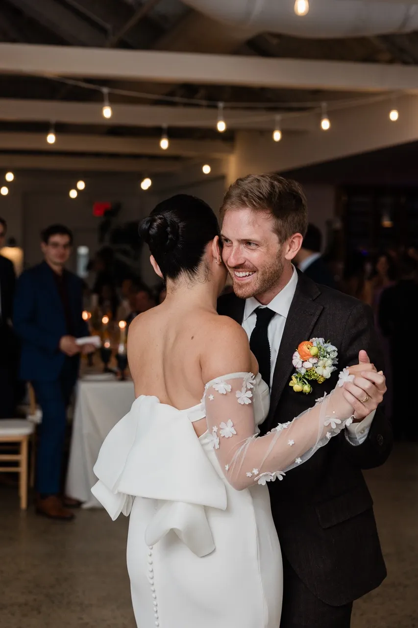 Real Poppy wedding — Lisa + Reilly at Brooklyn Grange Sunset Park