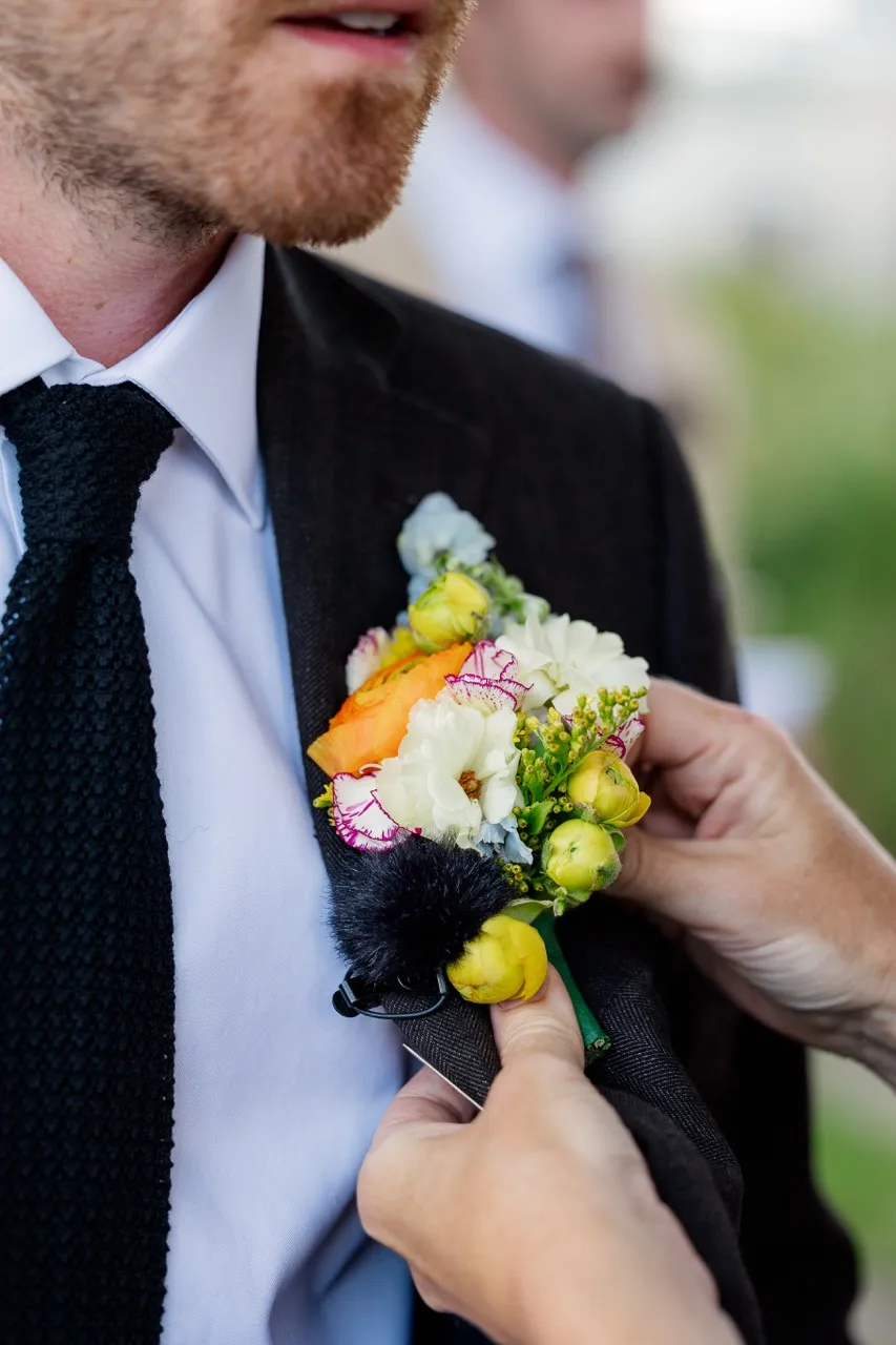 Real Poppy wedding — Lisa + Reilly at Brooklyn Grange Sunset Park