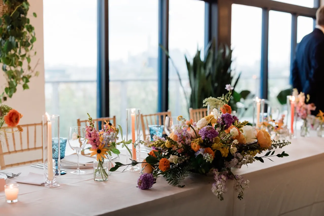 Real Poppy wedding — Lisa + Reilly at Brooklyn Grange Sunset Park