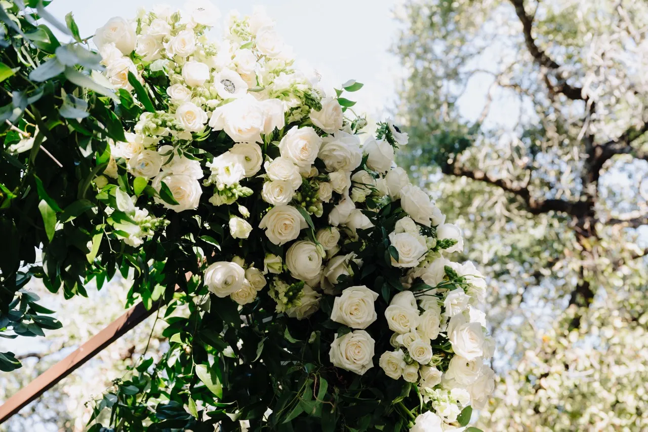Real Poppy wedding — Krista + Johnny at Camp Lucy