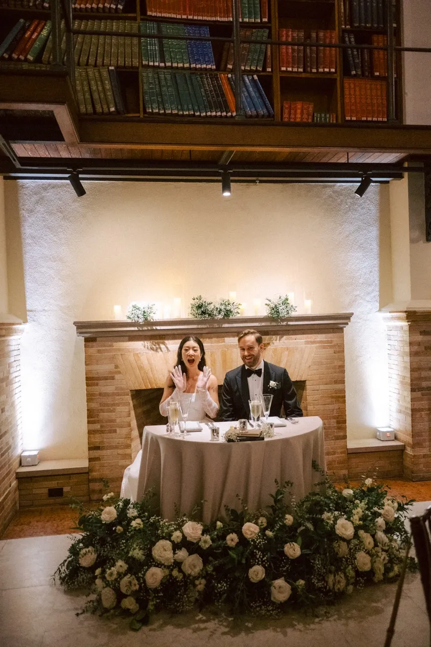 Real Poppy wedding — Angela + Eric at Boston Public Library
