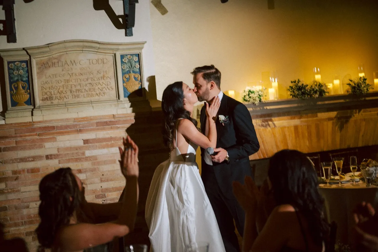 Real Poppy wedding — Angela + Eric at Boston Public Library