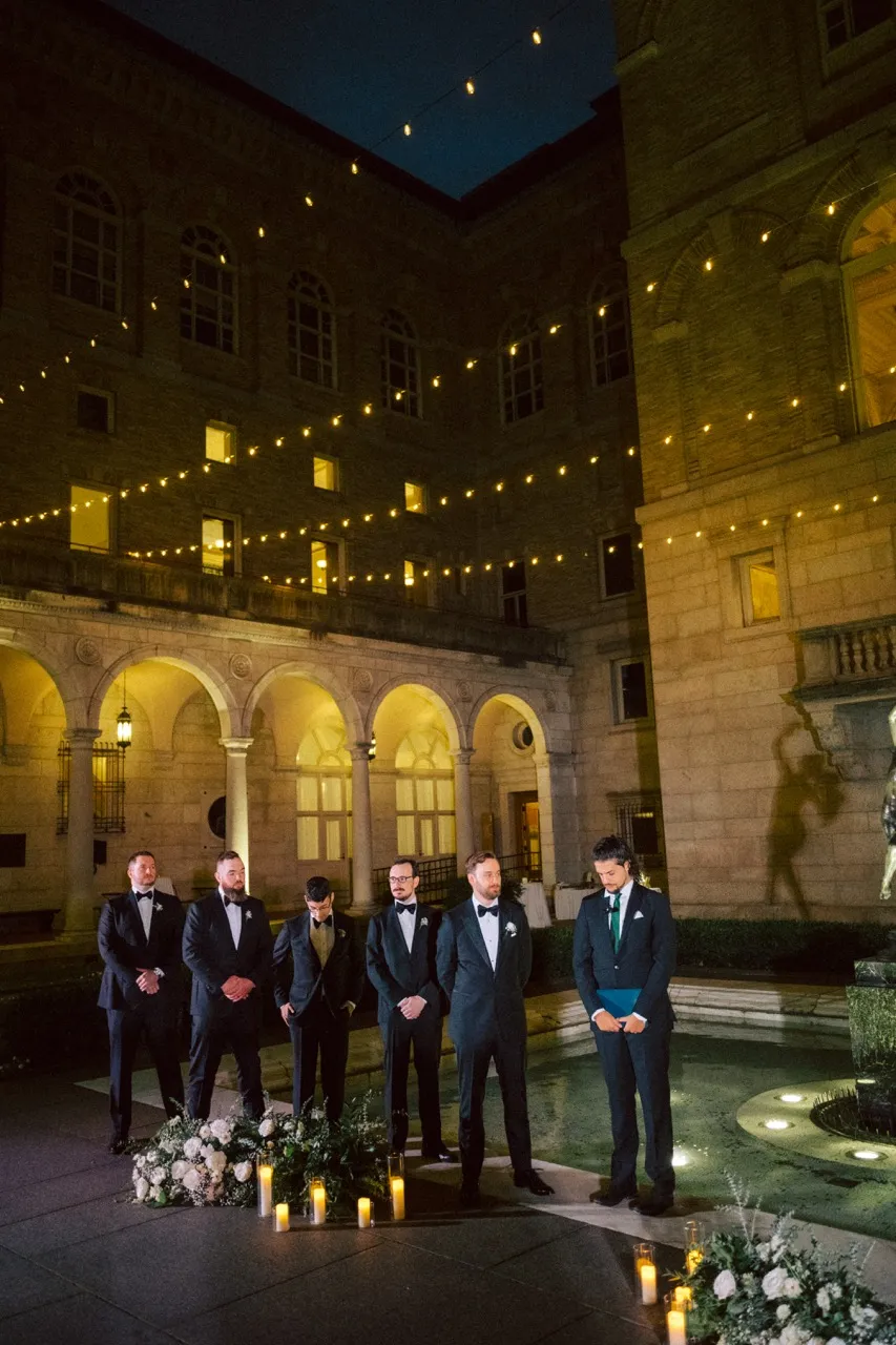 Real Poppy wedding — Angela + Eric at Boston Public Library