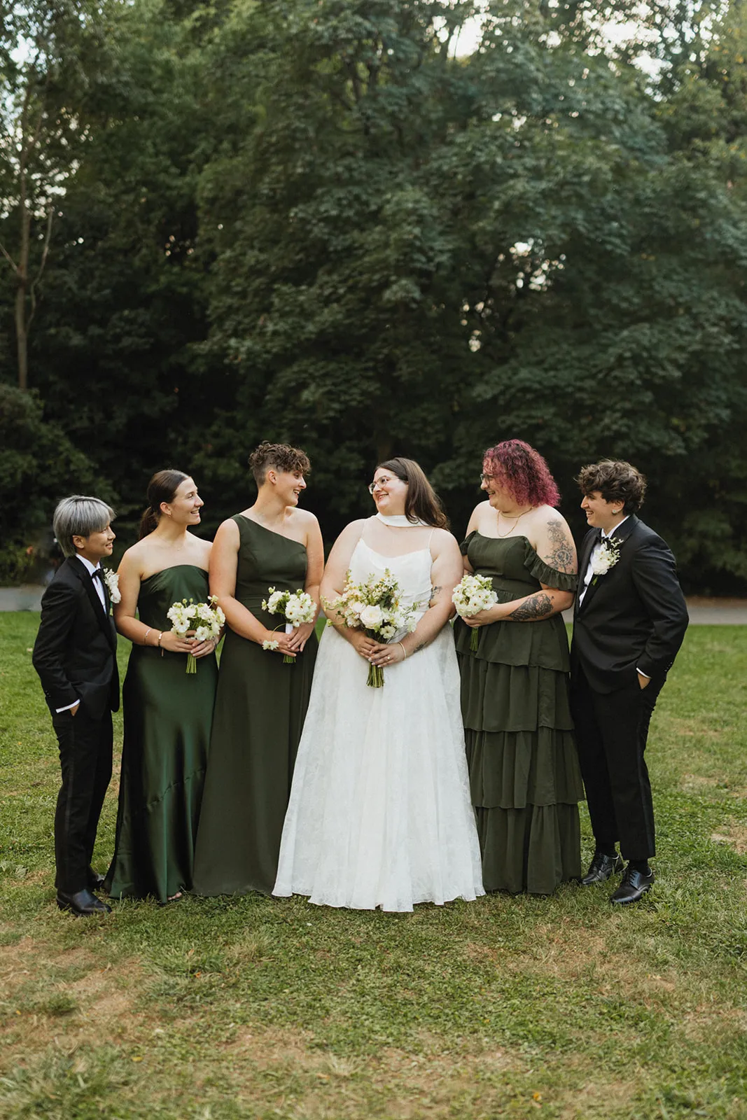 Real Poppy wedding — Carol + Katlyn at Prospect Park Boathouse
