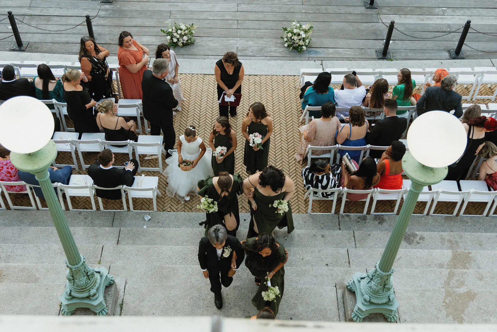 Real Poppy wedding — Carol + Katlyn at Prospect Park Boathouse