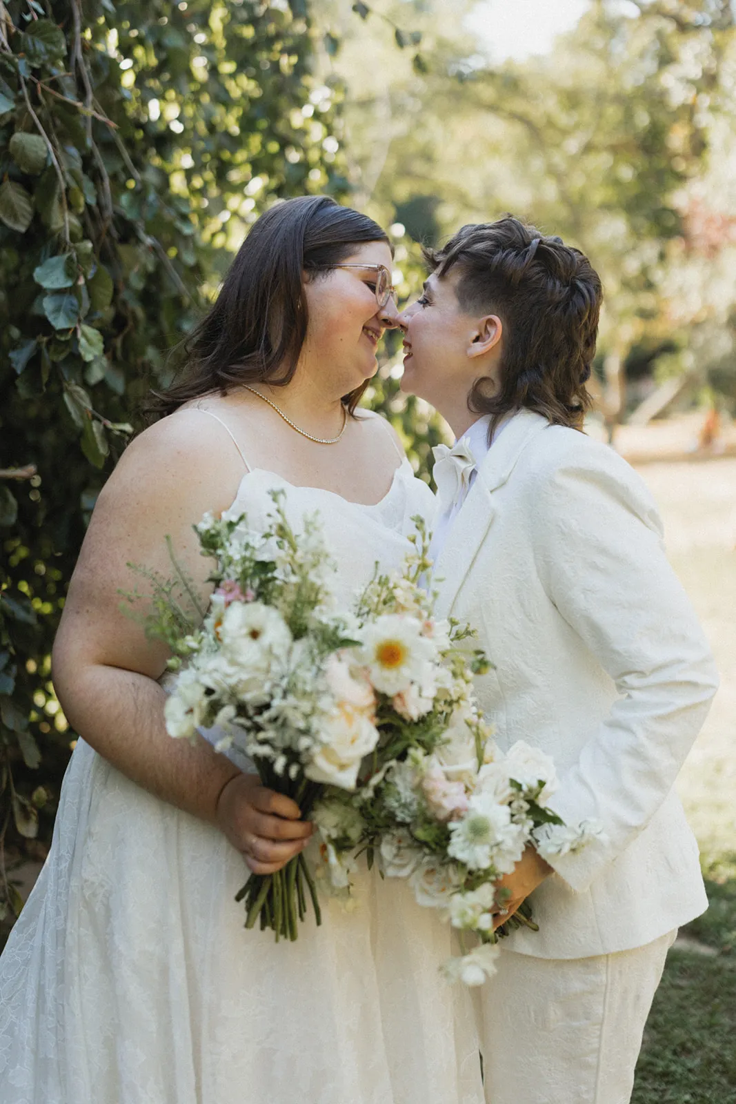 Real Poppy wedding — Carol + Katlyn at Prospect Park Boathouse