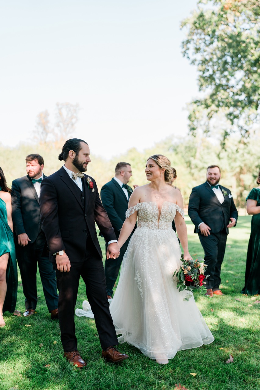 Real Poppy wedding — Sarah + Blake at Johnson's Locust Hall Farm