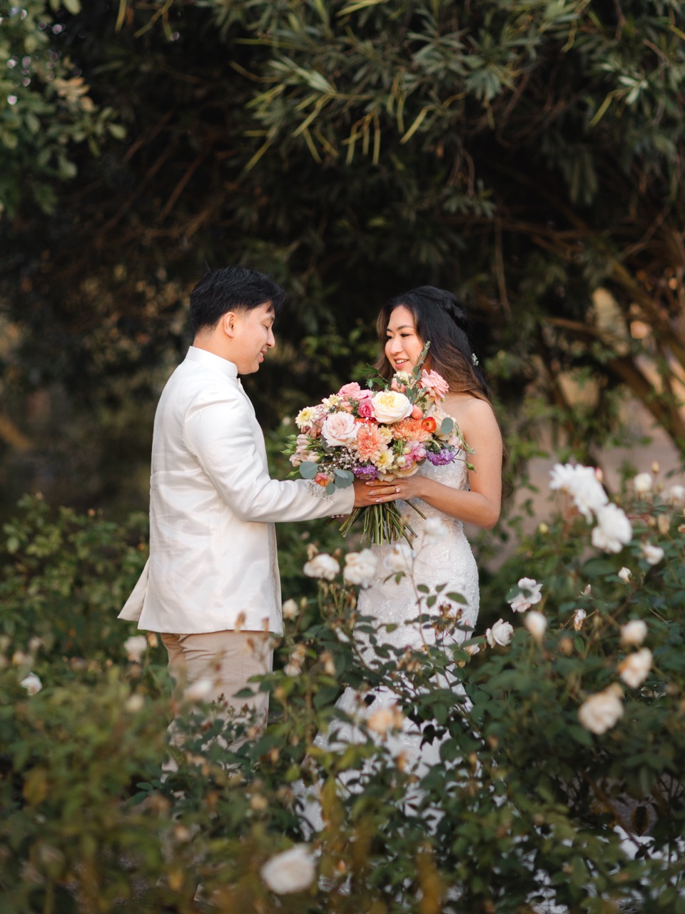 Real Poppy wedding — Kristine + Aaron at St. Francis of Assisi Catholic Church