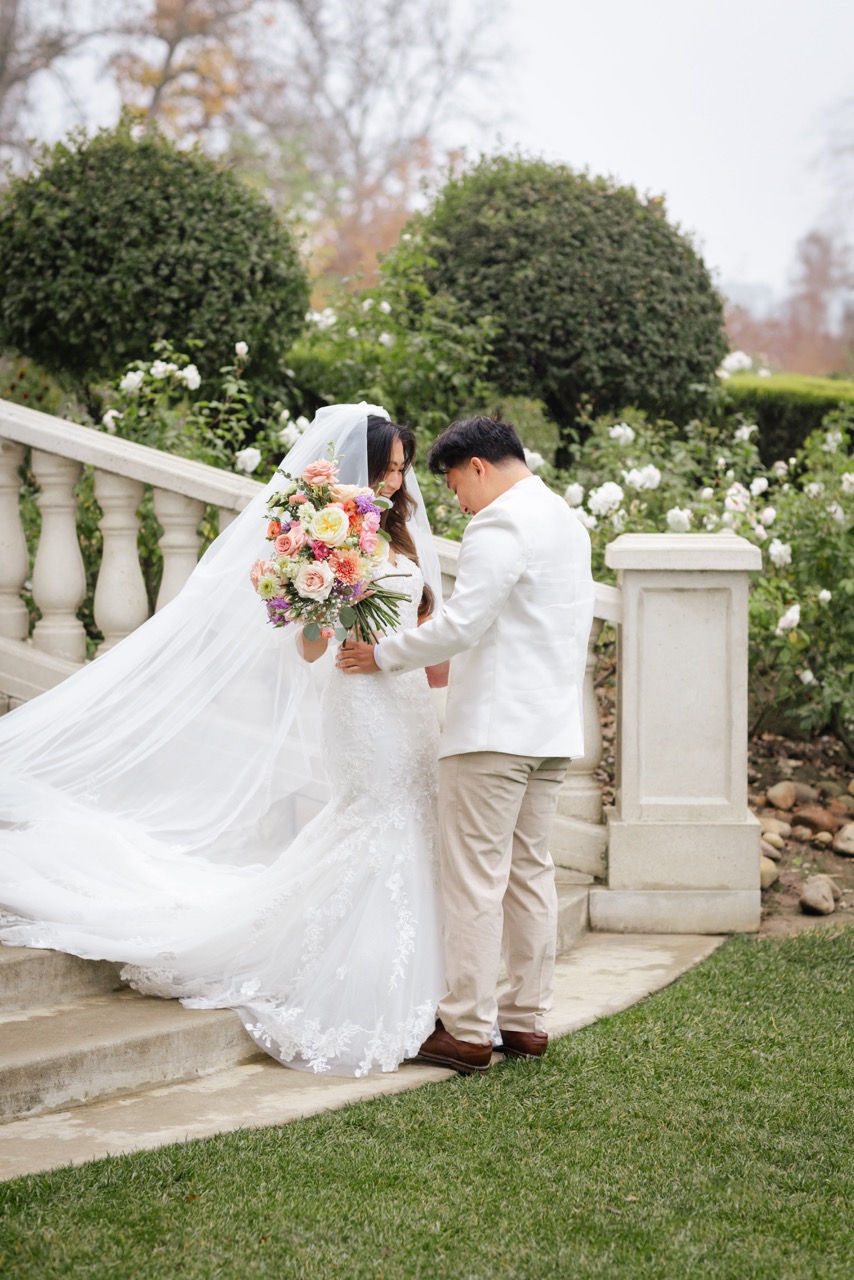 Real Poppy wedding — Kristine + Aaron at St. Francis of Assisi Catholic Church